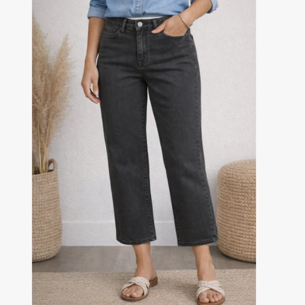 NEW LOGO by Lori Goldstein Wide Leg Crop Jeans NWOT (Multiple Sizes Available)